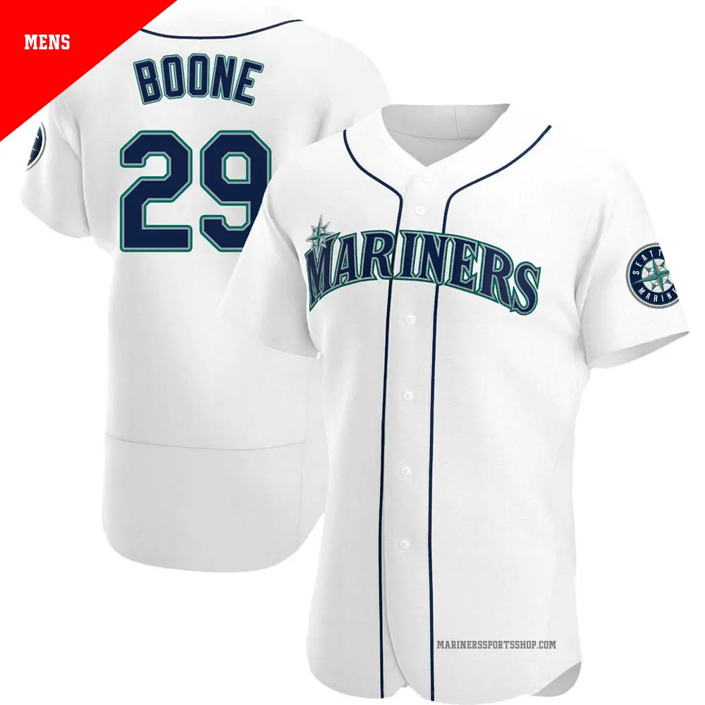 Men's ＃29 Bret Boone Seattle Mariners White Authentic Home Jersey